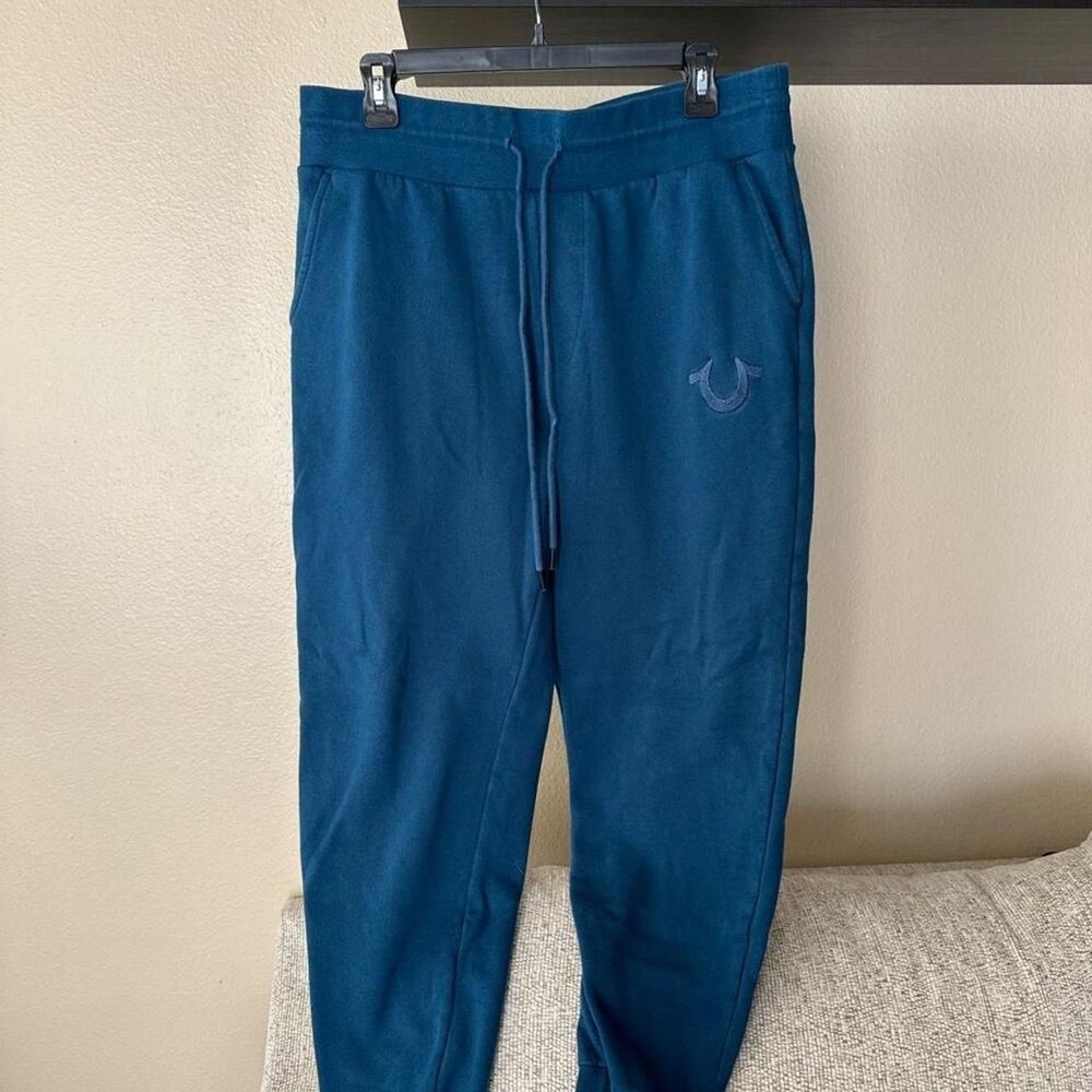 True-religion Women's Blue and Navy Joggers-tracksuits